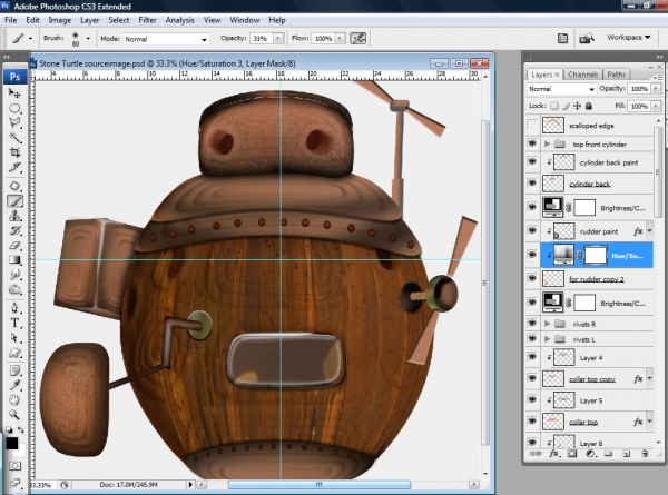 Creation of Bushnell's Turtle: Prototype: Step 8